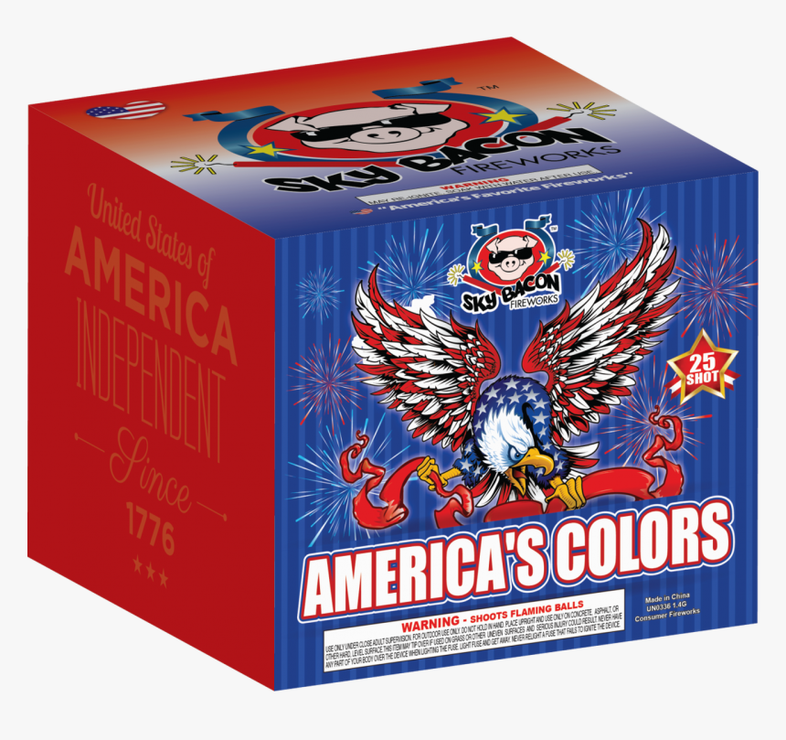 Red White And Blue Fireworks Png, Transparent Png, Free Download