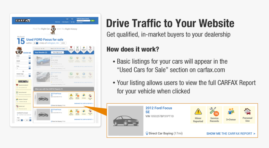 *only Available To Carfax Advantage® Dealers - Trafik Hayattır, HD Png Download, Free Download