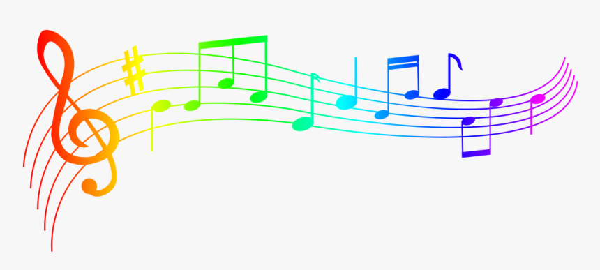 Music & Clinician Fees - Colorful Transparent Background Music Notes, HD Png Download, Free Download