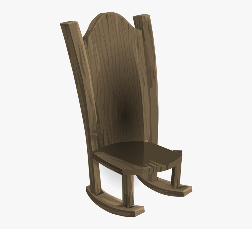 Angle,rocking Chair,wood - Chair, HD Png Download, Free Download