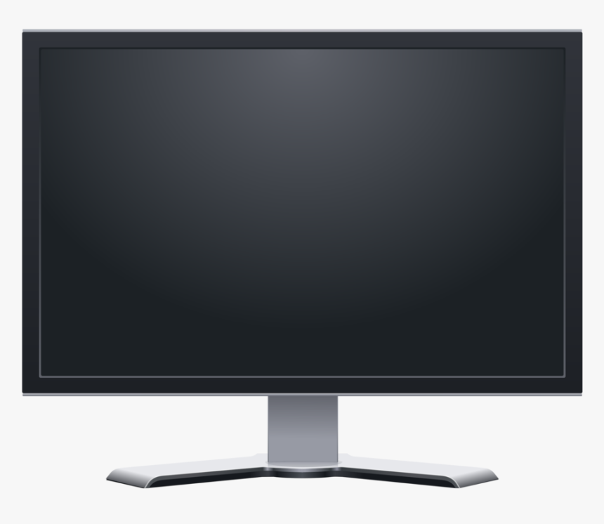 Computer Monitor,output Device,lcd Tv - Lcd Monitor Clip Art, HD Png Download, Free Download