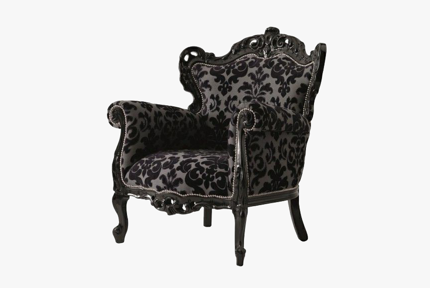 Wing Chair Png Transparent Image - Schwarze Sessel, Png Download, Free Download