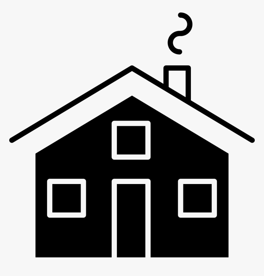 House Svg Small House With Chimney Png - House With Chimney Png, Transparent Png, Free Download