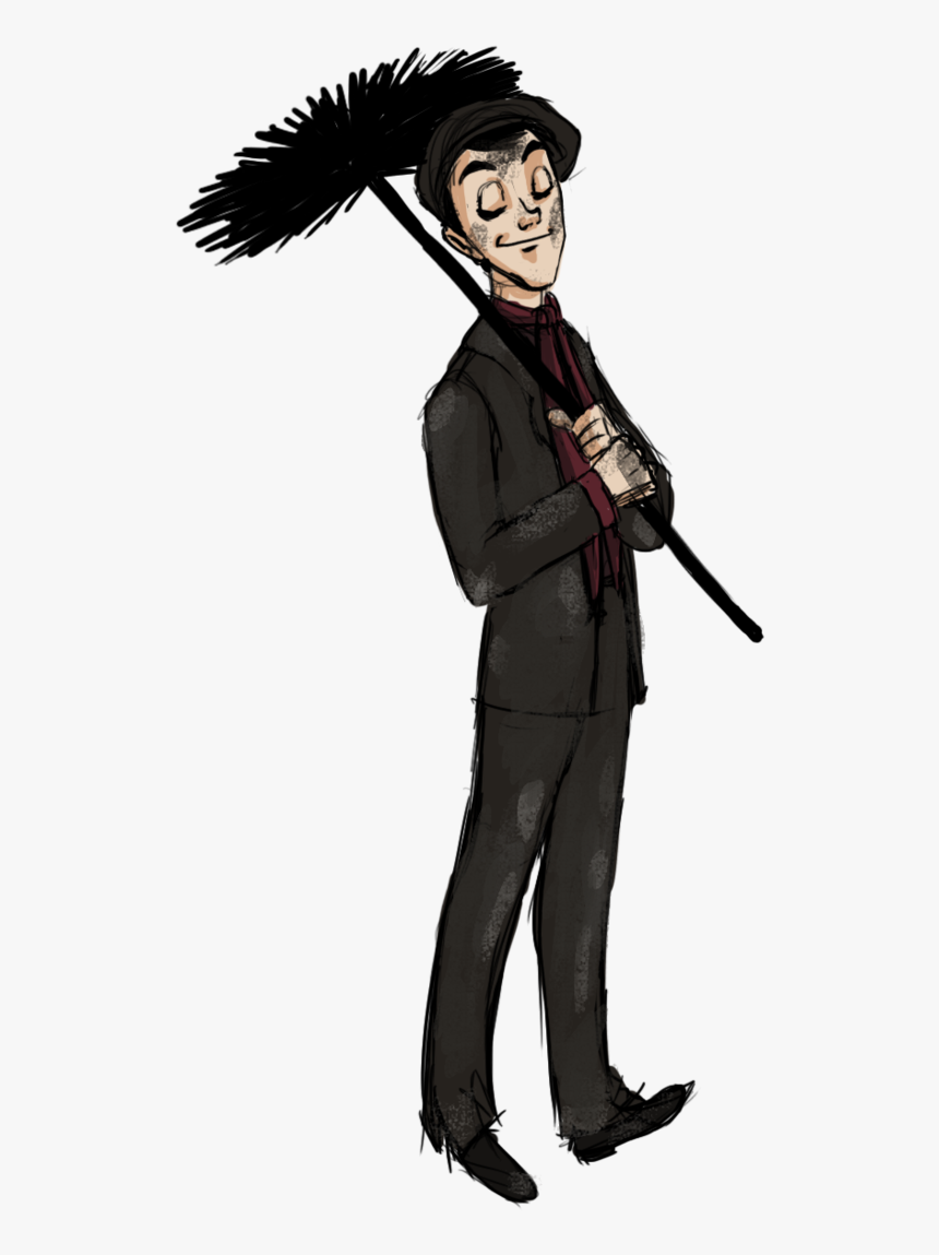 Bert Chimney Sweep Fireplace Flue - Bert Mary Poppins Clip Art, HD Png Download, Free Download