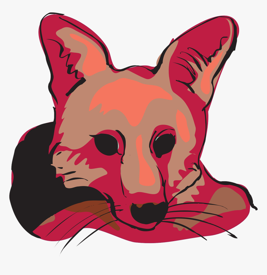 Red Fox Face Svg Clip Arts - Red Fox Face Clipart, HD Png Download, Free Download