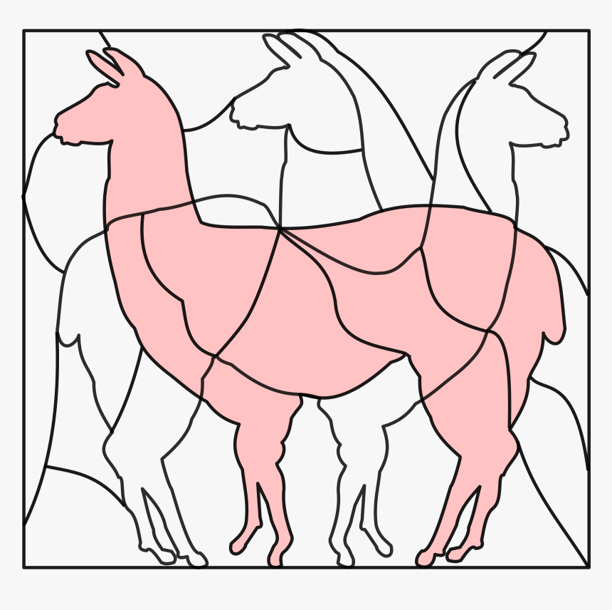 Clipart Solution Image Llama - Animal Puzzle Clipart Png, Transparent Png, Free Download