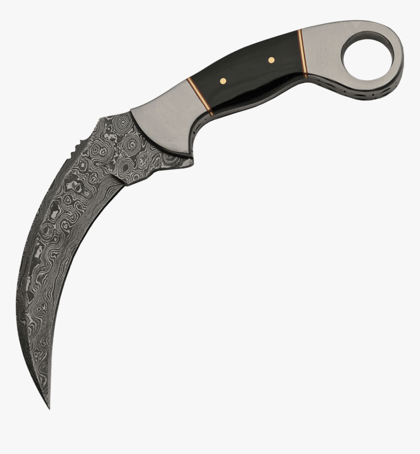 Damascus Karambit Knife, HD Png Download, Free Download