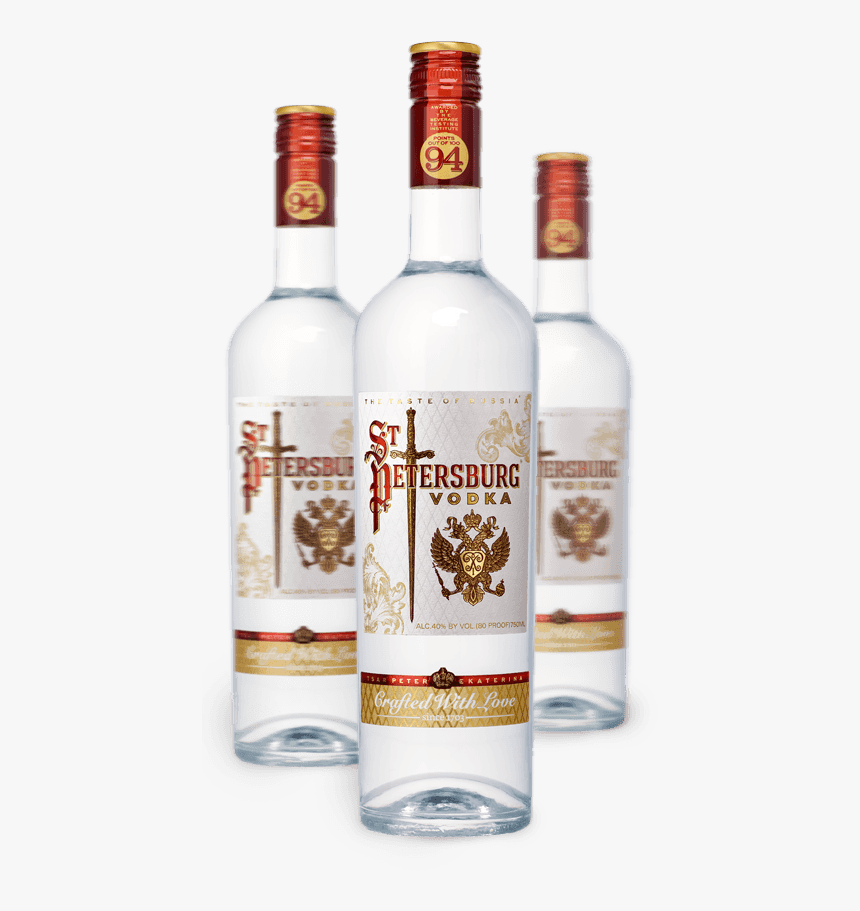 Petersburg Vodka Bottles - St Petersburg Organic Vodka, HD Png Download, Free Download