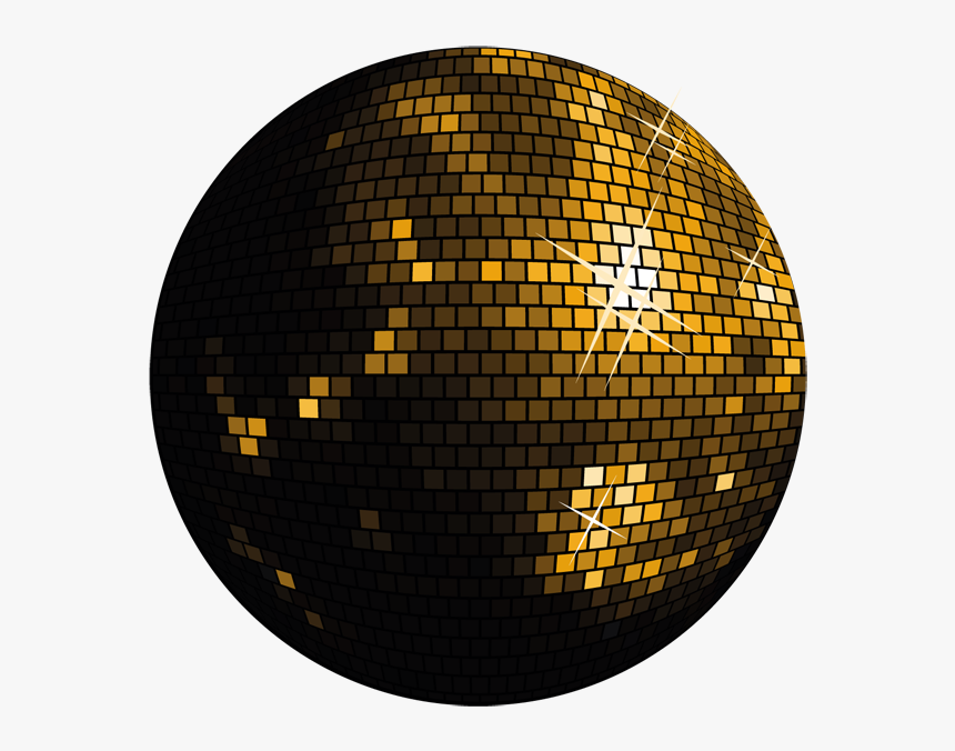 High-quality Disco Ball - Gold Disco Ball Png, Transparent Png, Free Download