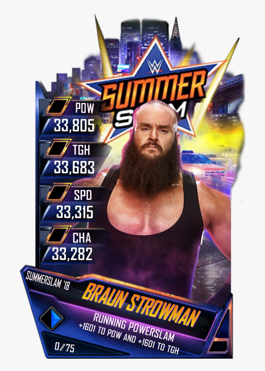 Wwe Supercard Summerslam 18 Cards, HD Png Download, Free Download