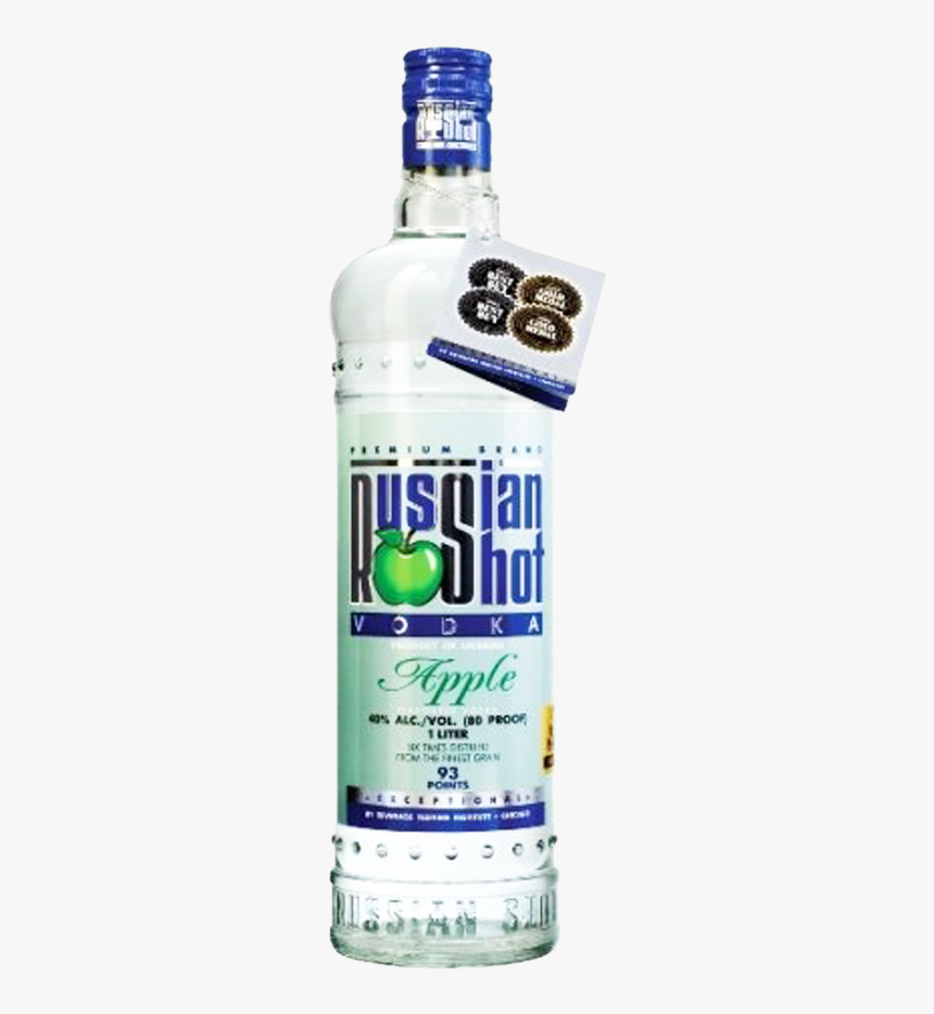Russian Shot 1lt Apple Vodka - Russian Shot Vodka, HD Png Download, Free Download