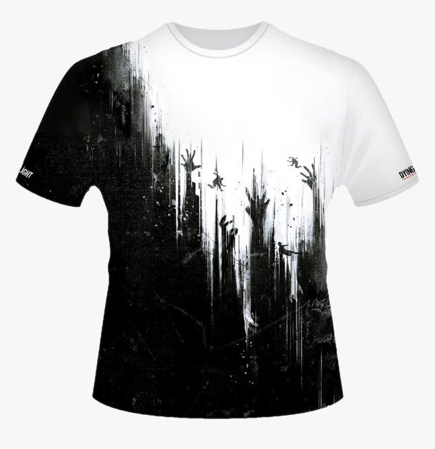 Dying Light T-shirt Black & White - Dying Light T Shirt, HD Png Download, Free Download