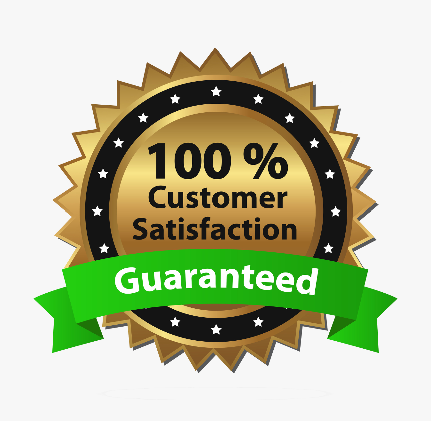 Free Customer Satisfaction Logo , Png Download - 100 Satisfaction ...