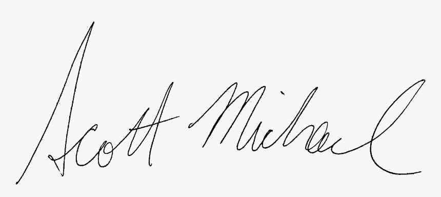 Michael Scott The Office Signature, HD Png Download, Free Download