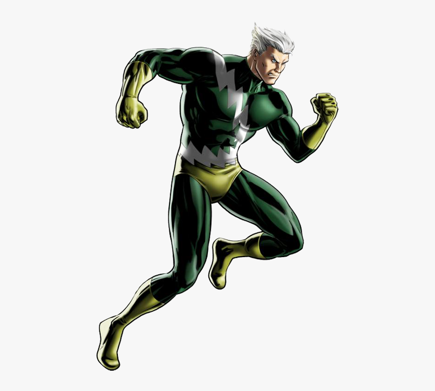 Quicksilver Marvel Comics , Png Download - Quicksilver Marvel Avengers Alliance Green, Transparent Png, Free Download