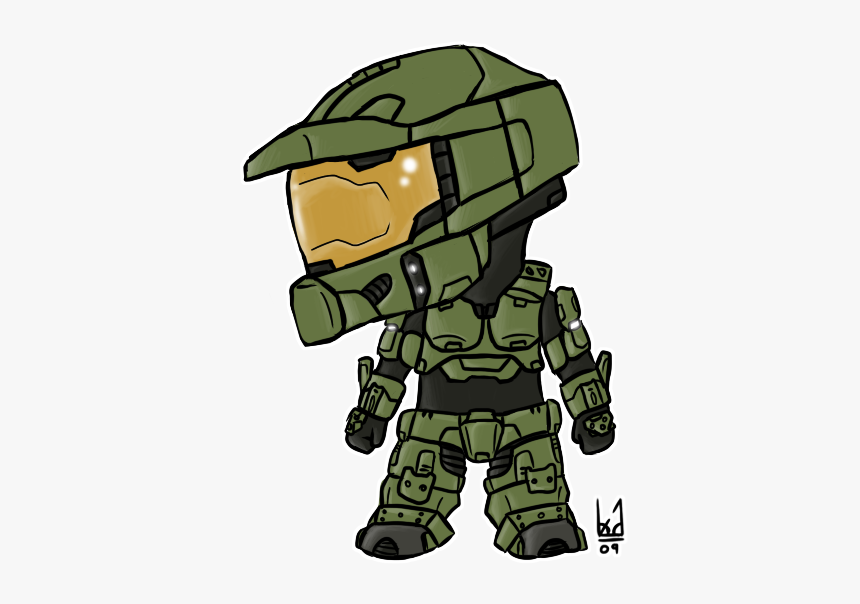 halo 4 master chief armor drawing