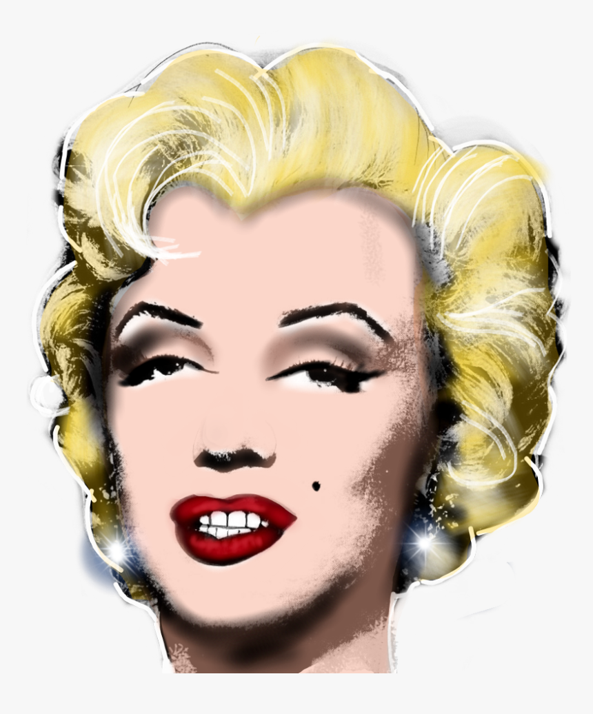 ##marilynmonroe #andywarholstyle #blondebombshell #star - Andy Warhol, Marilyn Monroe 1964, HD Png Download, Free Download