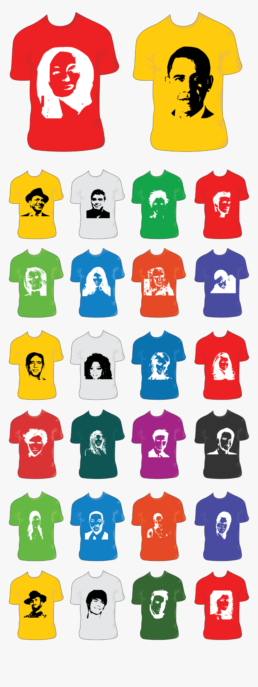 Transparent Celebrity Face Png - T Shirt, Png Download, Free Download