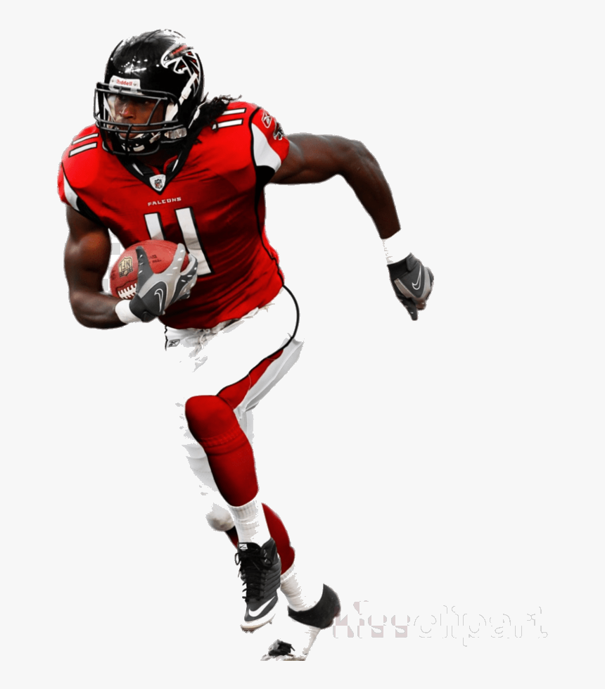 Atlanta Falcons Julio Jones Clipart Nfl American Football - Julio Jones In Falcons Uniform, HD Png Download, Free Download