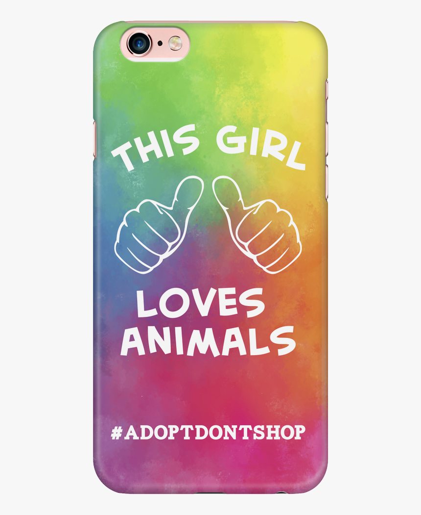 Iphone 6/6s For The Love Of Animals Phone Case With - Smartphone, HD Png Download, Free Download