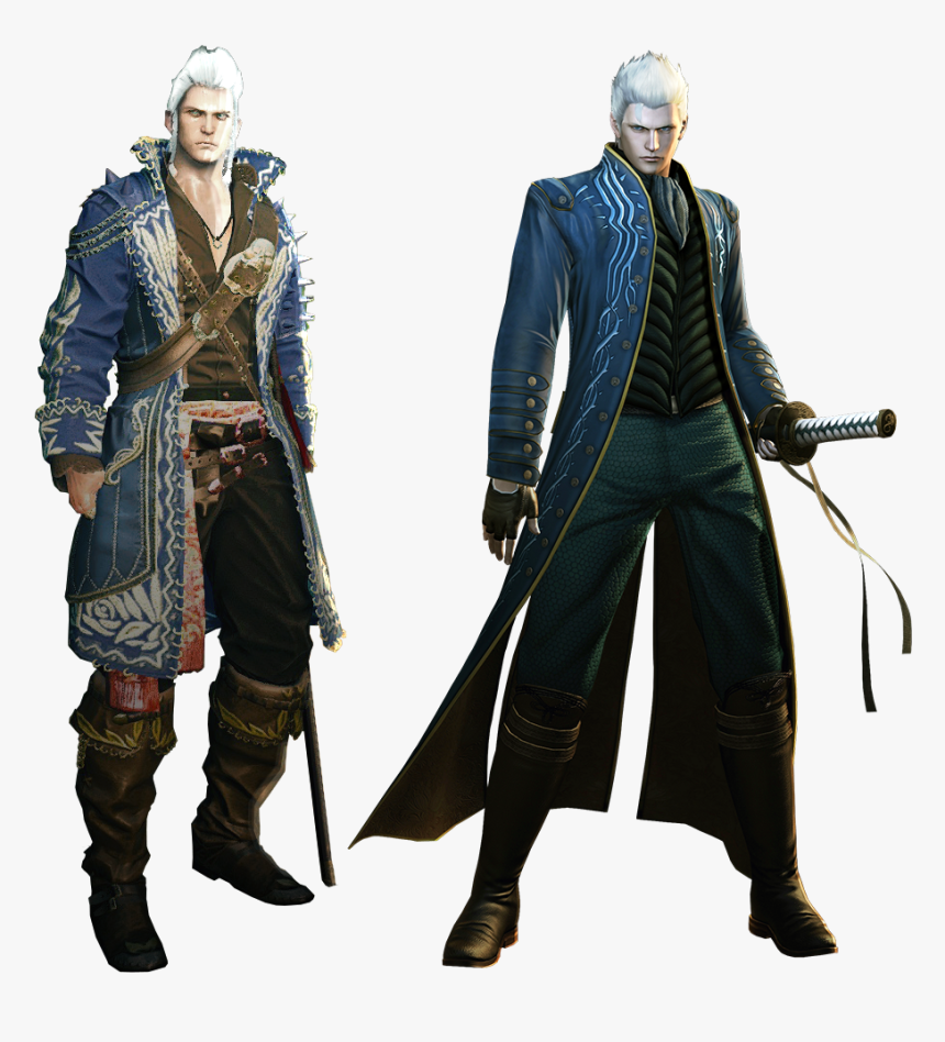 Devil May Cry Vergil , Png Download - Devil May Cry Dante Brother, Transparent Png, Free Download