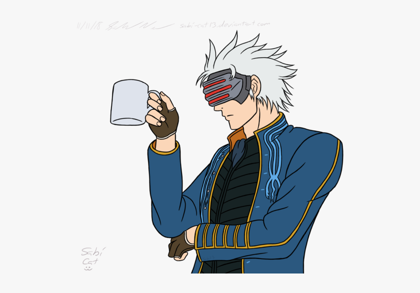 Sabi Man Fictional Character Male Cartoon - Vergil Devil May Cry Cartoon, HD Png Download, Free Download