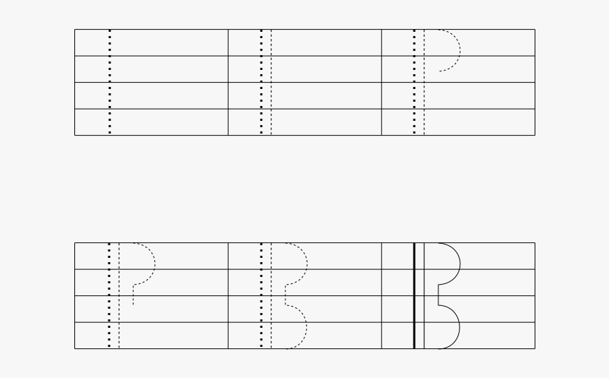 Alto Clef Draw - Draw An Alto Clef, HD Png Download, Free Download