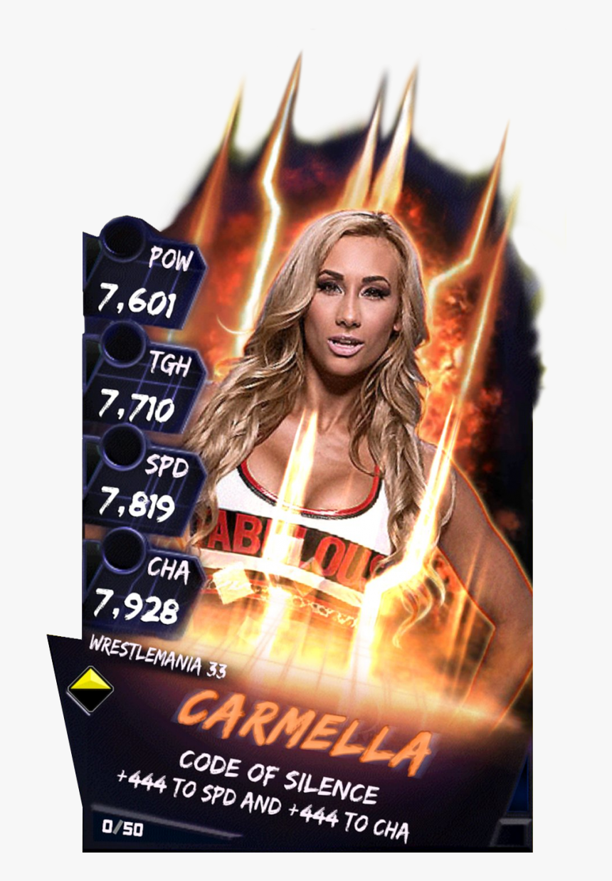 Carmella Wwe Supercard Wrestlemania 33, HD Png Download, Free Download