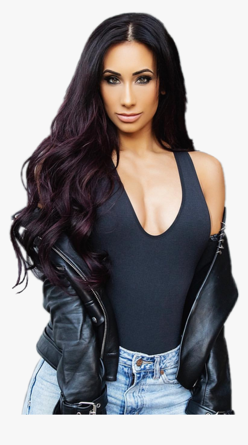 #carmella #carmellawwe #wwecarmella #leahvandale #fabulous - Wwe Carmella Leather Jacket, HD Png Download, Free Download