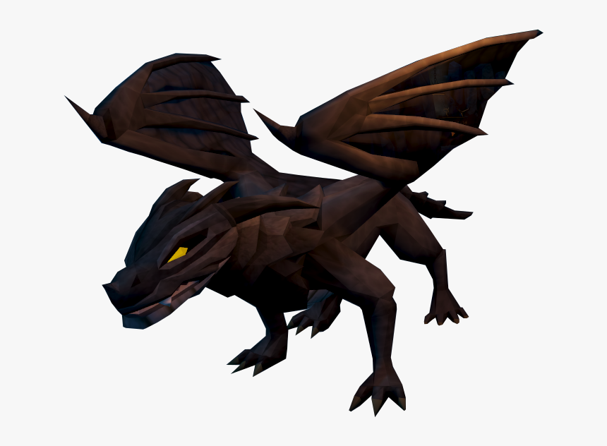 Monster Image - Runescape Black Dragon, HD Png Download, Free Download