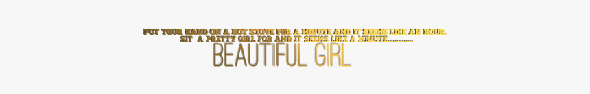 Beautiful Girl Png Text, Transparent Png, Free Download