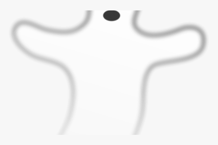 Scary Ghost Png - Monochrome, Transparent Png, Free Download