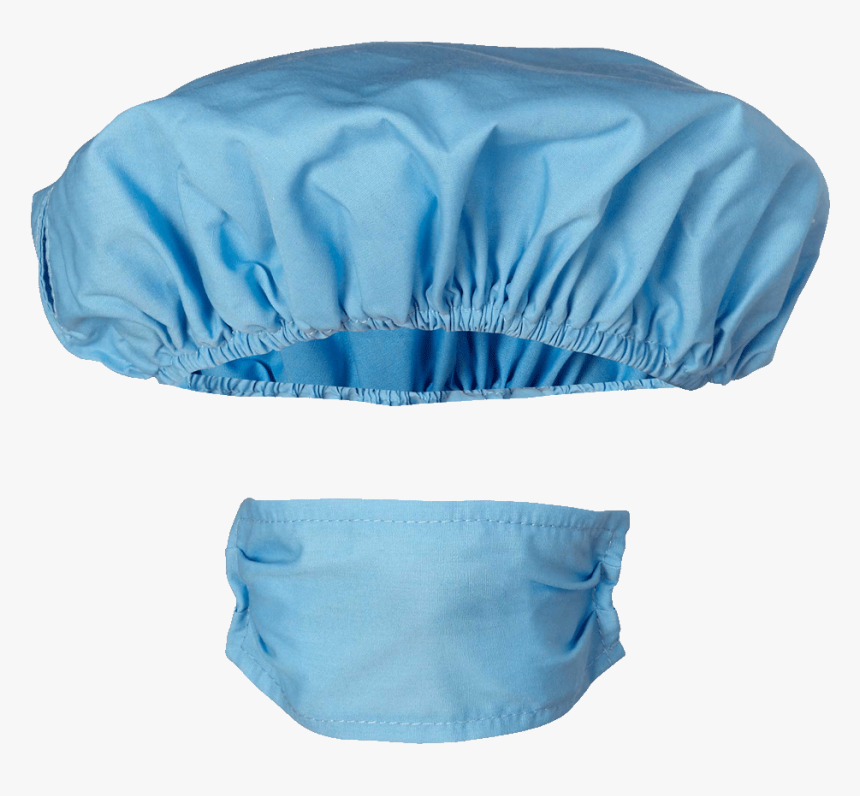 Hospital Hat & Mask Set, Blue - Surgery Hat Png, Transparent Png, Free Download