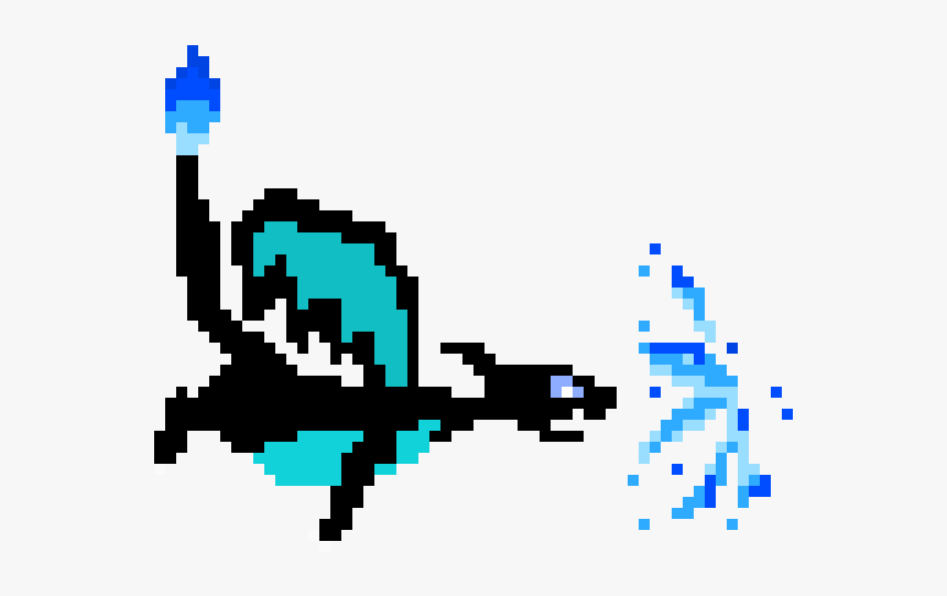 Black Dragon Pixel Art, HD Png Download, Free Download