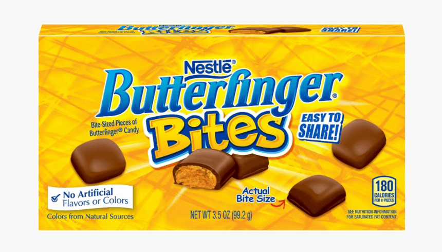 Butterfinger Bites Theater Box - Butterfinger Bites 3.5 Oz, HD Png Download, Free Download