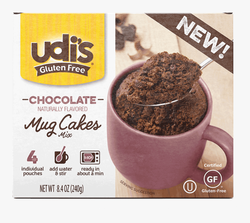 Udis Gluten Free Mug Cakes, HD Png Download, Free Download