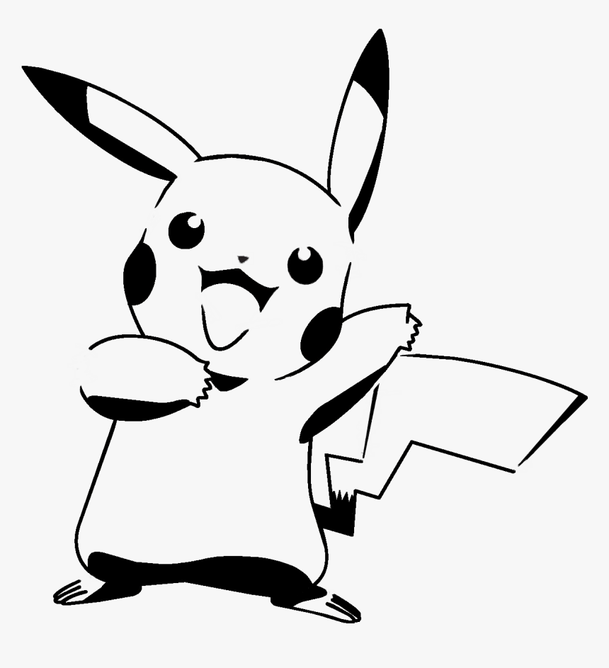 Clip Art Black White Board - Printable Pikachu Pumpkin Stencil, HD Png Download, Free Download