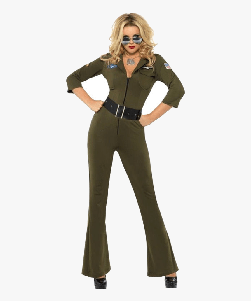 Adult Top Gun Aviator Hottie Costume - Top Gun Costume Women, HD Png Download, Free Download