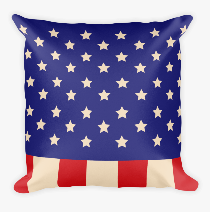 American Stars Square Pillow - Throw Pillow, HD Png Download, Free Download
