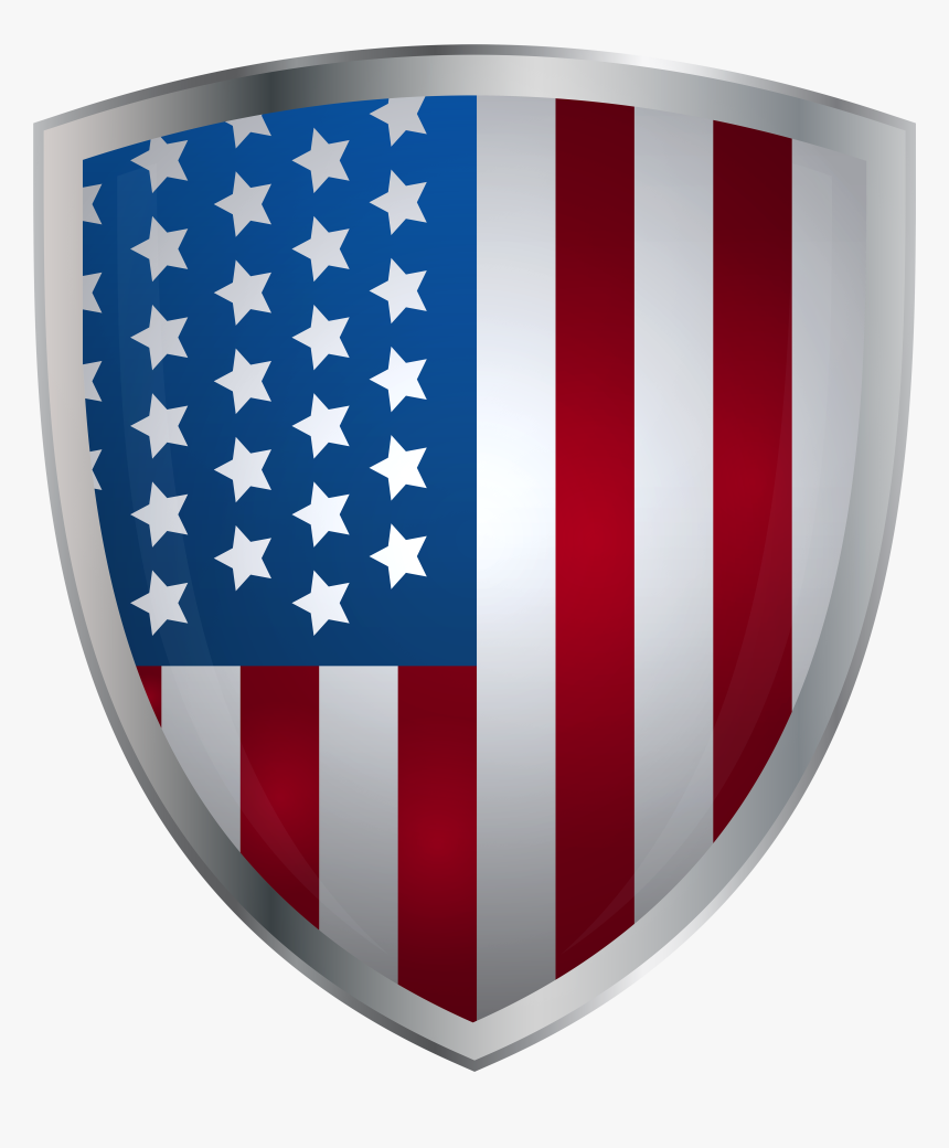 Shield With American Flag, HD Png Download, Free Download