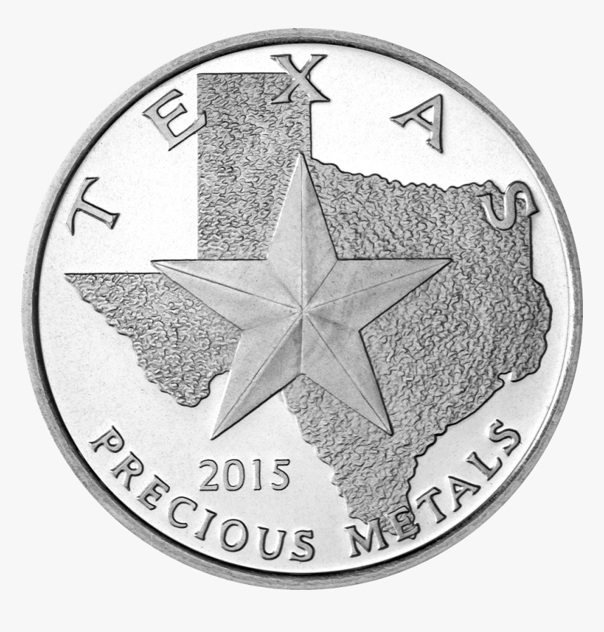 2015 Texas Silver Round, HD Png Download, Free Download