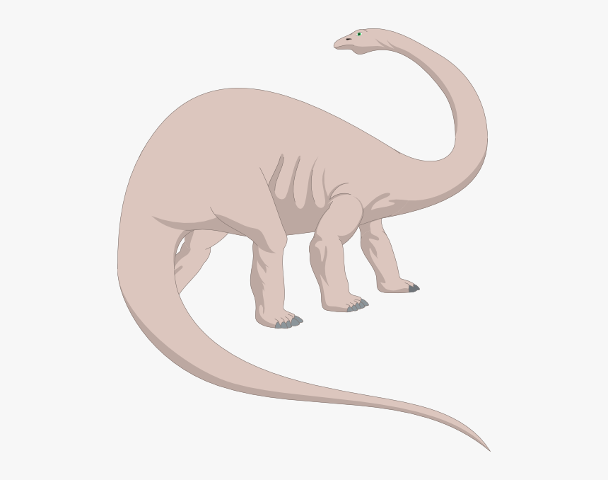 Transparent Brachiosaurus Png - Cartoon Brachiosaurus Looking Back Svg, Png Download, Free Download