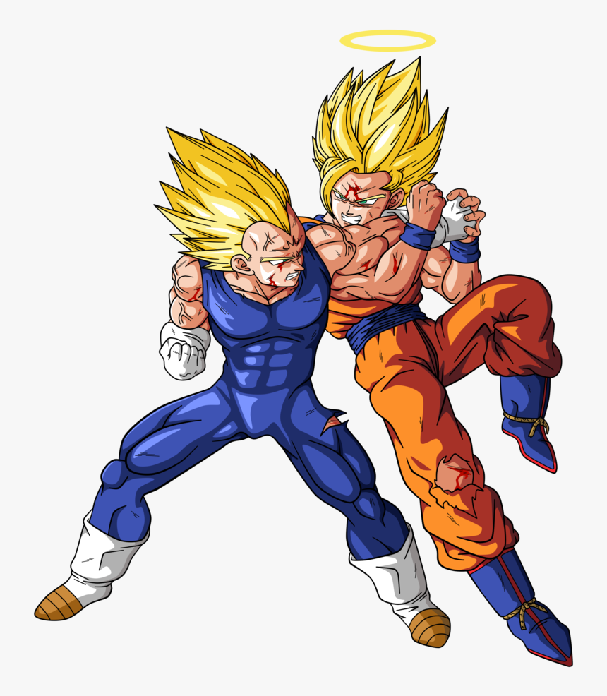 Goku E Vegeta Png - Goku Vs Vegeta, Transparent Png, Free Download