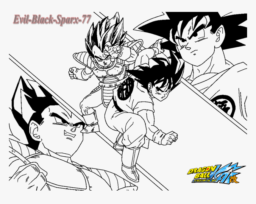 Transparent Goku And Vegeta Png - Dragon Ball Z Kai, Png Download, Free Download