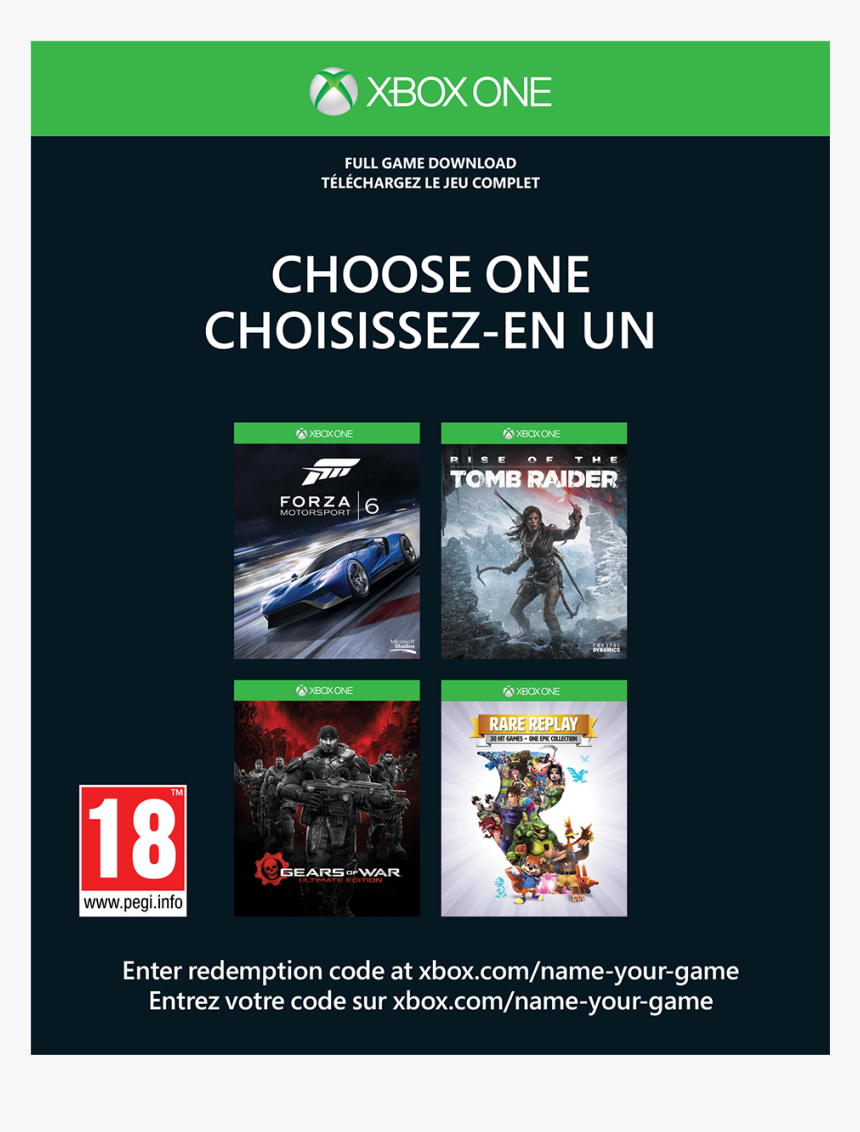 Xbox One Choose One, HD Png Download, Free Download