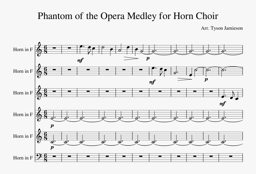 Transparent Phantom Of The Opera Png - Selig Sind Die Verfolgung Leiden Evangelimann Noten, Png Download, Free Download