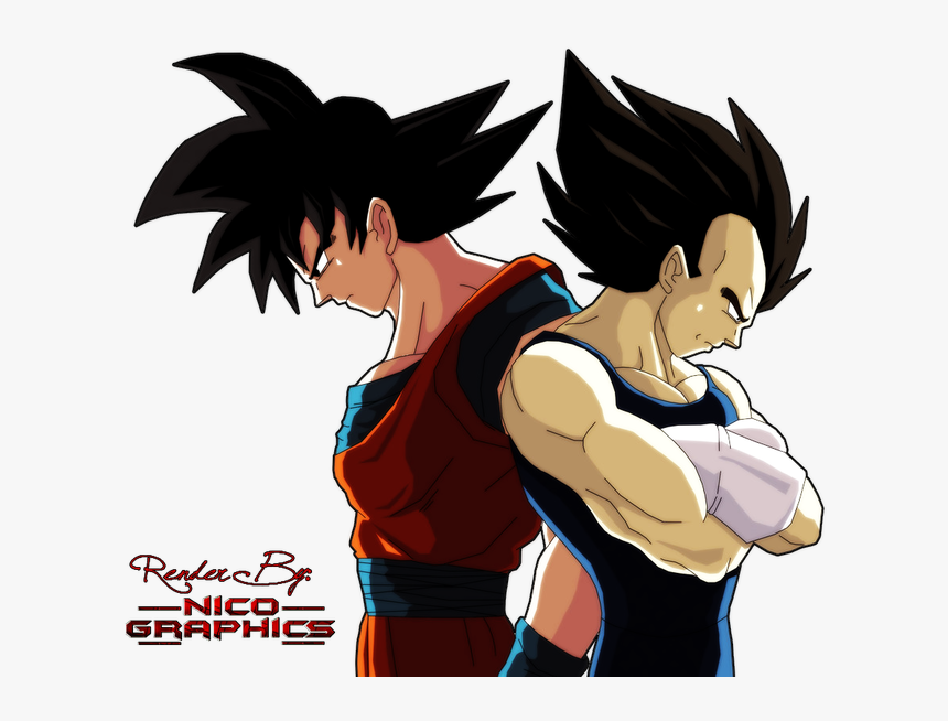 Goku And Vegeta Render By Nico Graphics By Bynicographics-d8fw78x - Goku And Vegeta Art, HD Png Download, Free Download