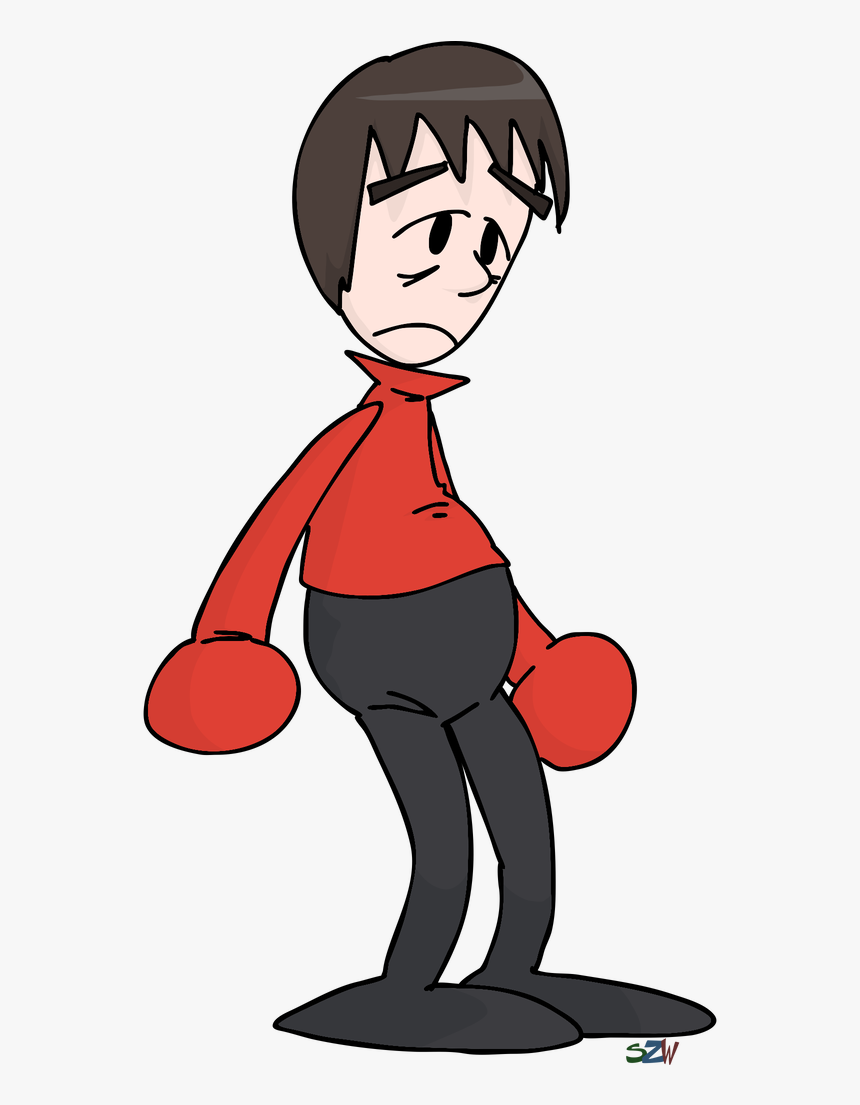 Sad Mii Superzachbros Dcyiifr Fullview Png Darkrai - Sad Mii, Transparent Png, Free Download