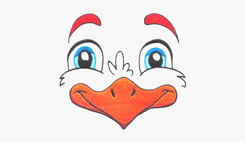 Clipart Duck Nose - Bird Face Png, Transparent Png, Free Download