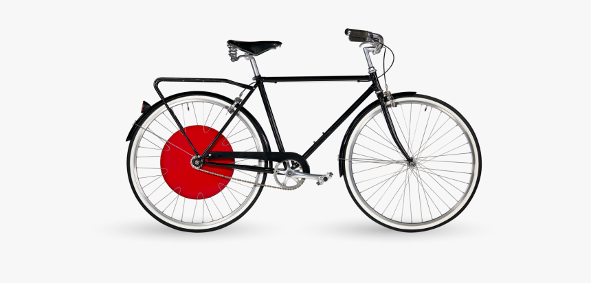Black Trousers With Copenhagen Wheel E-bike - Pure Fix Los Angeles, HD Png Download, Free Download